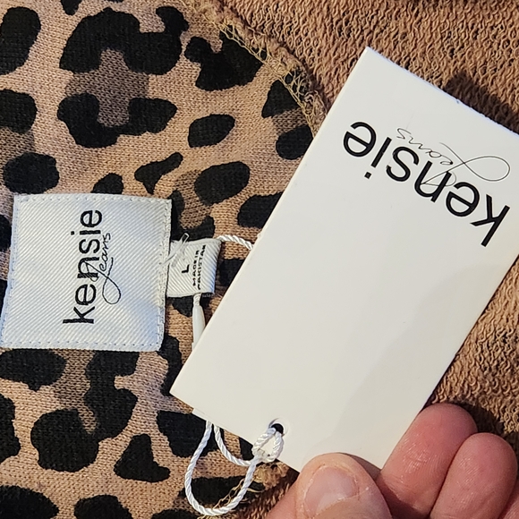 Kensie Leopard Print Blazer Size L BNWT - Picture 3 of 3